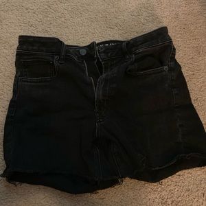 Black AE shorts size 6